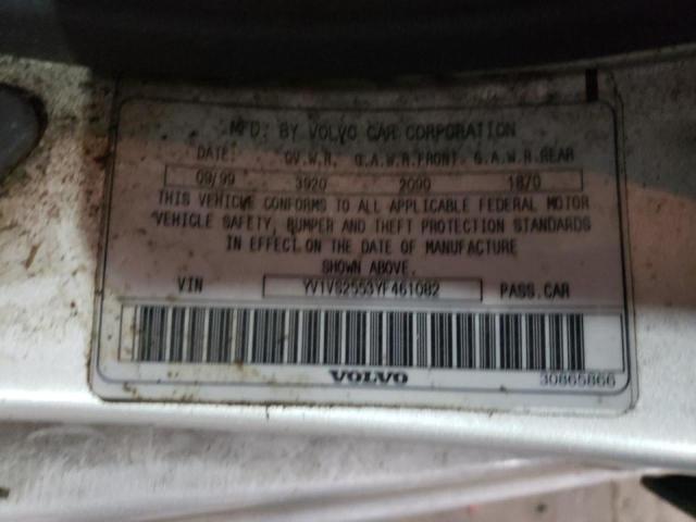 Photo 10 from auction – 2000 VOLVO S40 with VIN YV1VS2553YF461082