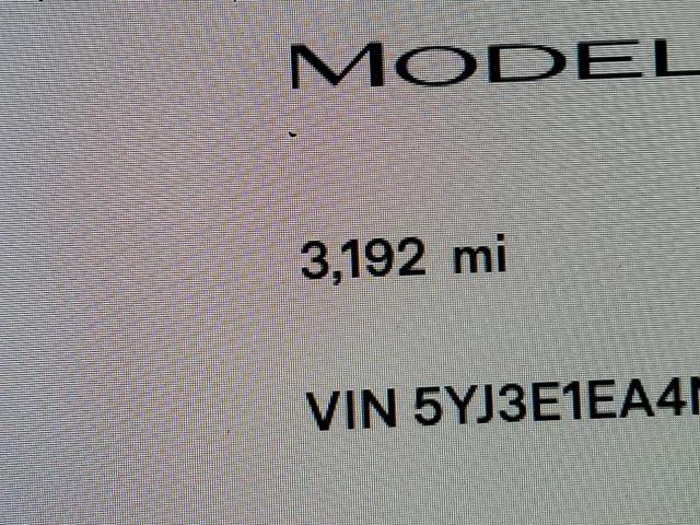Photo 8 from auction – 2022 TESLA MODEL 3 with VIN 5YJ3E1EA4NF186205