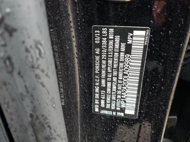 Photo 10 from auction – 2013 PORSCHE CAYENNE with VIN WP1AA2A20DLA09989