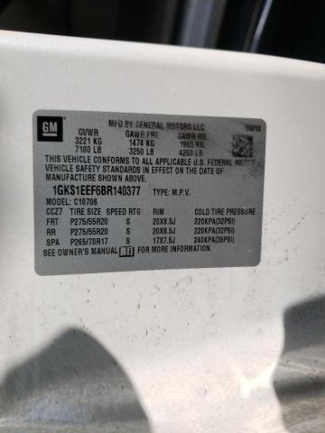 Photo 10 from auction – 2011 GMC YUKON DENA with VIN 1GKS1EEF6BR140377