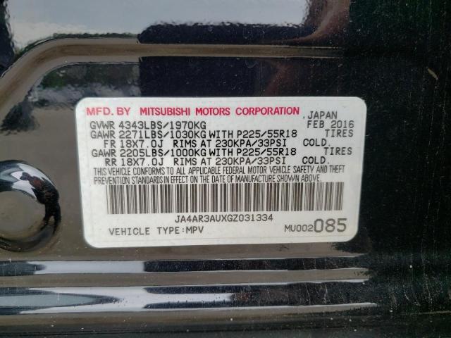 Photo 10 from auction – 2016 MITSUBISHI OUTLANDER with VIN JA4AR3AUXGZ031334