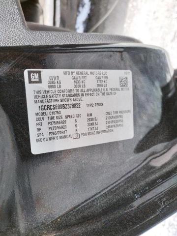 Photo 10 from auction – 2011 CHEVROLET SILVERADO with VIN 1GCRCSE09BZ378822