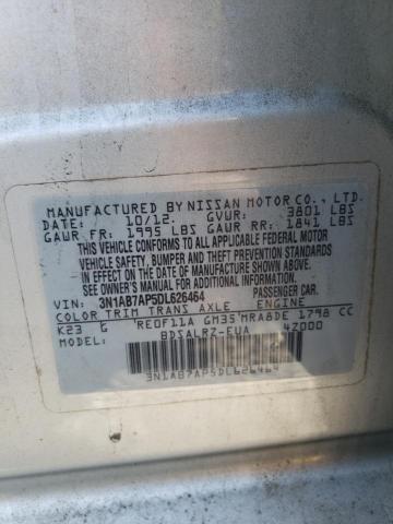 Photo 10 from auction – 2013 NISSAN SENTRA S with VIN 3N1AB7AP5DL626464