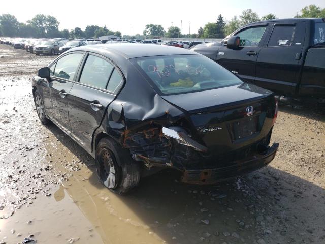 Photo 3 from auction – 2012 HONDA CIVIC LX with VIN 19XFB2F57CE392795