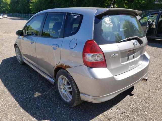 Photo 3 from auction – 2007 HONDA FIT with VIN JHMGD38427S818838