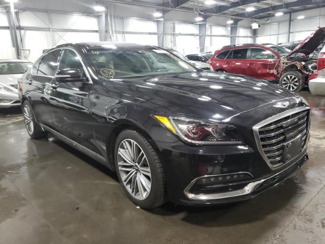 GENESIS G80 BASE 2018 with VIN KMHGN4JE5JU247182 - Photo from auction