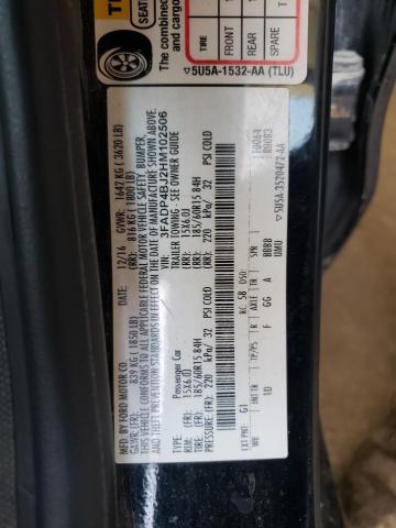Photo 10 from auction – 2017 FORD FIESTA SE with VIN 3FADP4BJ2HM102506