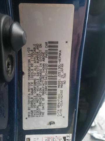 Photo 10 from auction – 2004 TOYOTA COROLLA CE with VIN JTDBR38E942044220