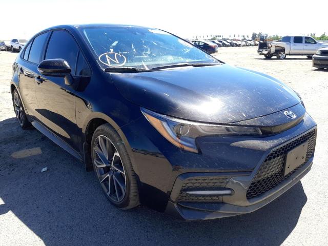 TOYOTA COROLLA SE 2021 with VIN 5YFS4MCE4MP082676 - Photo from auction