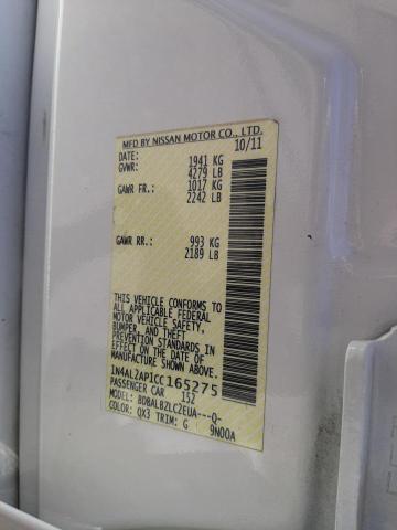 Photo 10 from auction – 2012 NISSAN ALTIMA BAS with VIN 1N4AL2AP1CC165275