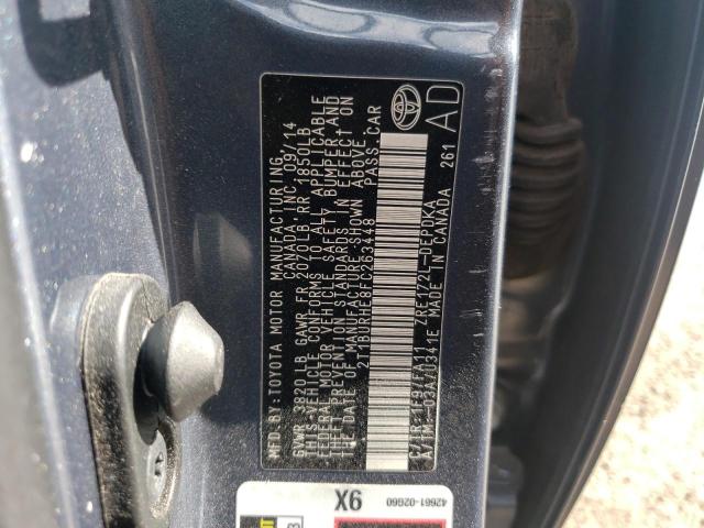 Photo 10 from auction – 2015 TOYOTA COROLLA L with VIN 2T1BURHE8FC263448