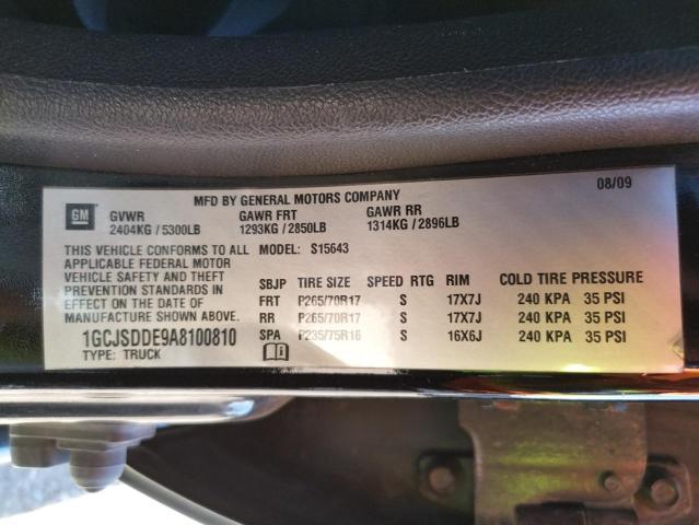 Photo 10 from auction – 2010 CHEVROLET COLORADO L with VIN 1GCJSDDE9A8100810