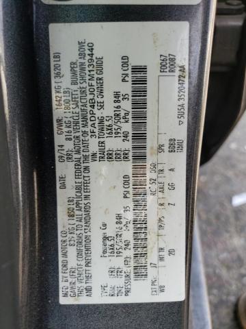 Photo 10 from auction – 2015 FORD FIESTA SE with VIN 3FADP4BJ0FM139440