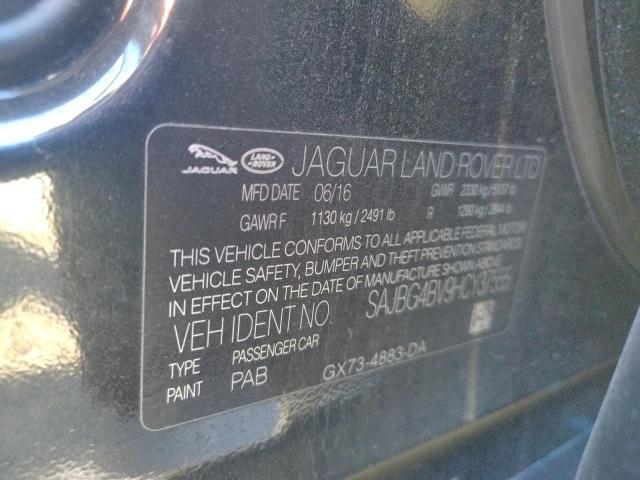 Photo 10 from auction – 2017 JAGUAR XF S with VIN SAJBG4BV9HCY37555