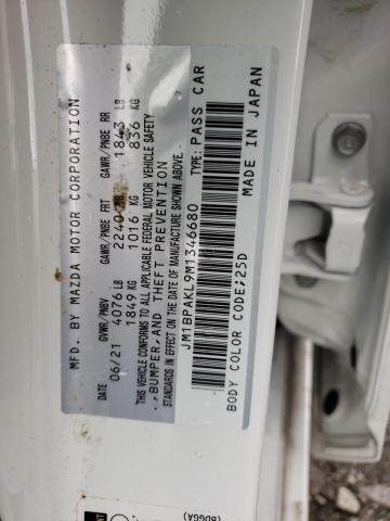 Photo 10 from auction – 2021 MAZDA 3 SELECT with VIN JM1BPAKL9M1346680