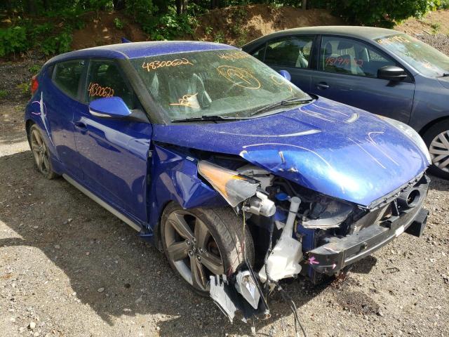 HYUNDAI VELOSTER T 2013 with VIN KMHTC6AE4DU174424 - Photo from auction
