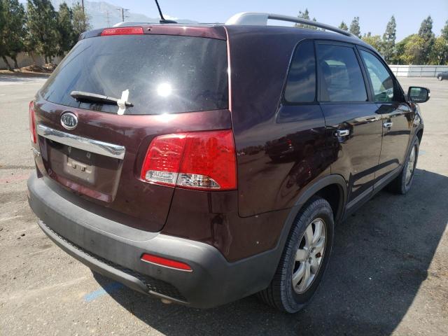Photo 4 from auction – 2013 KIA SORENTO LX with VIN 5XYKT3A64DG349568