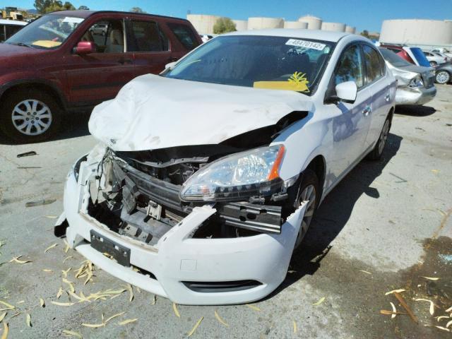 Photo 2 from auction – 2015 NISSAN SENTRA S with VIN 3N1AB7AP1FY350273