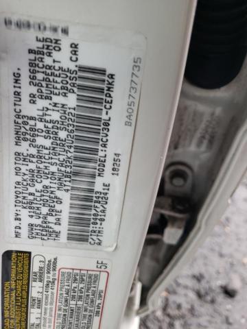Photo 10 from auction – 2004 TOYOTA CAMRY LE with VIN 4T1BE32K74U263221