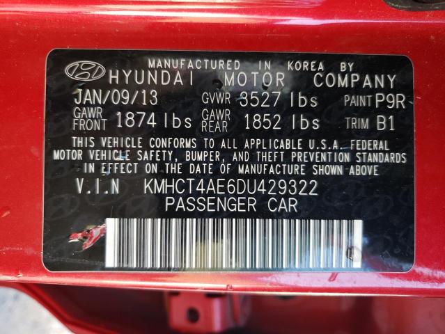 Photo 10 from auction – 2013 HYUNDAI ACCENT GLS with VIN KMHCT4AE6DU429322