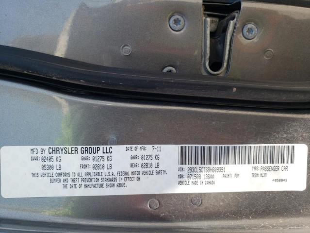 Photo 10 from auction – 2011 DODGE CHARGER R/ with VIN 2B3CL5CT6BH609391