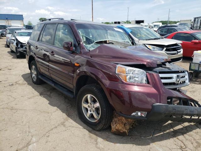 HONDA PILOT EXL 2008 with VIN 5FNYF18758B011582 - Photo from auction