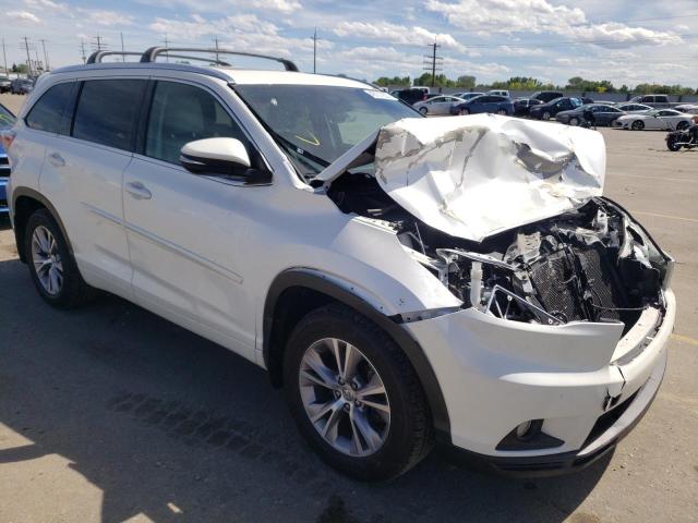 TOYOTA HIGHLANDER 2015 с VIN 5TDJKRFH0FS219823 - Фото с аукциона