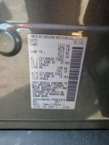 Photo 10 from auction – 2014 NISSAN ROGUE S with VIN 5N1AT2MV3EC798265