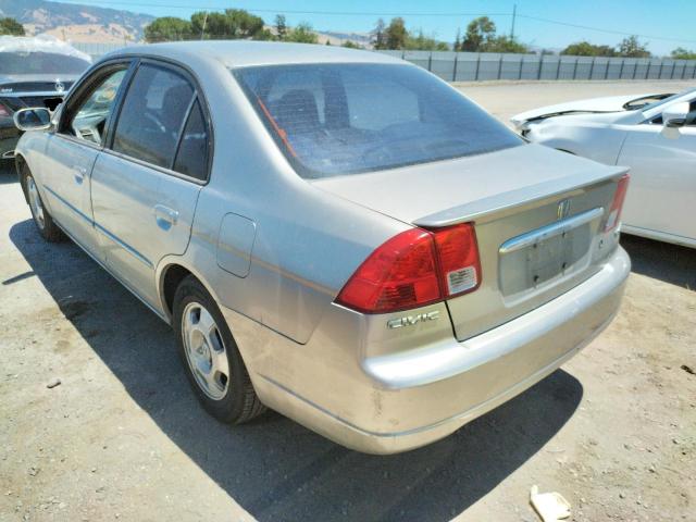 Photo 3 from auction – 2003 HONDA CIVIC HYBR with VIN JHMES95653S031401