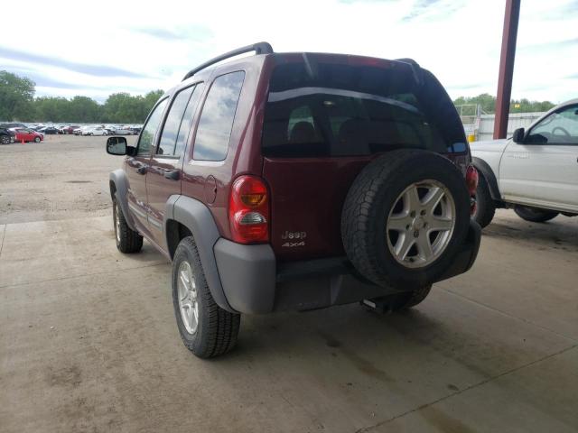 Photo 3 from auction – 2002 JEEP LIBERTY SP with VIN 1J4GL48K42W353130