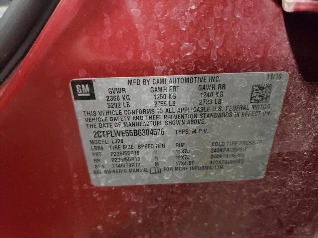 Photo 10 from auction – 2011 GMC TERRAIN SL with VIN 2CTFLWE55B6304576