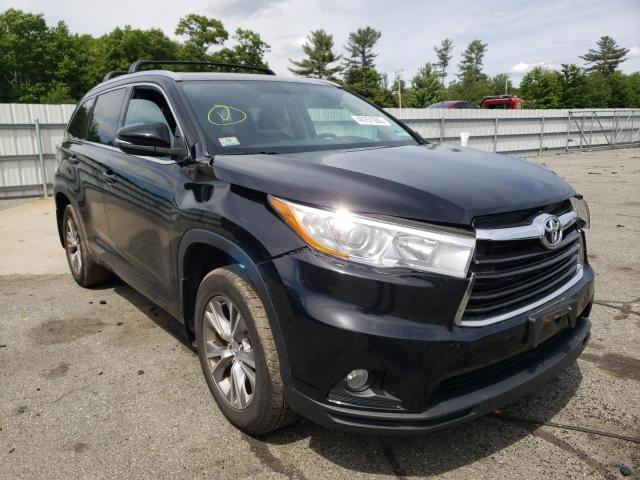 TOYOTA HIGHLANDER 2015 with VIN 5TDJKRFH4FS209327 - Photo from auction