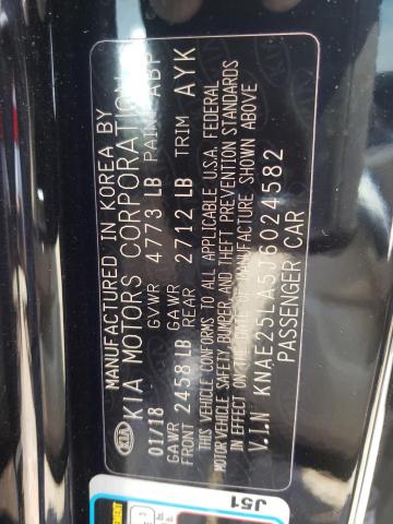 Photo 10 from auction – 2018 KIA STINGER PR with VIN KNAE25LA5J6024582