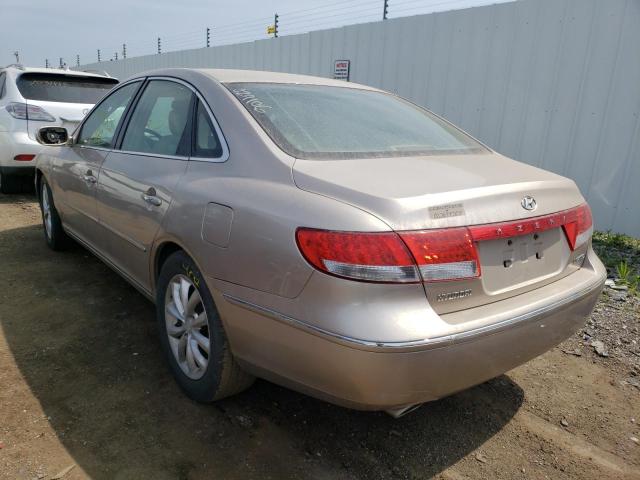 Photo 3 from auction – 2007 HYUNDAI AZERA SE with VIN KMHFC46F07A194582