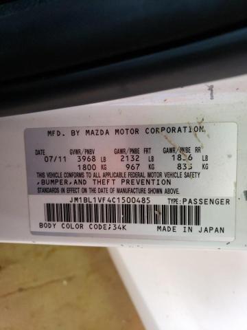 Photo 10 from auction – 2012 MAZDA 3 I with VIN JM1BL1VF4C1500485