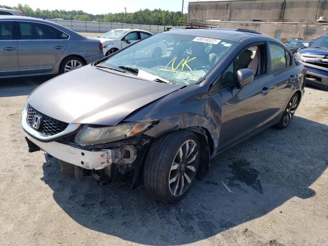 Photo 2 from auction – 2014 HONDA CIVIC EXL with VIN 19XFB2F9XEE236420