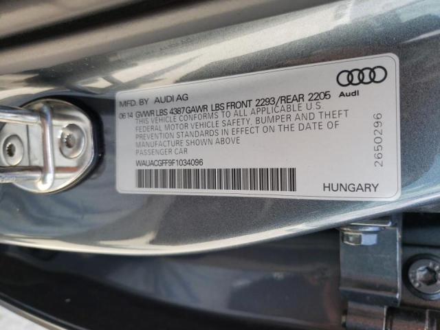 Photo 10 from auction – 2015 AUDI A3 PREMIUM with VIN WAUACGFF9F1034096
