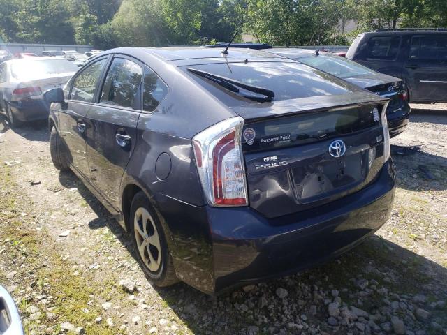 Photo 3 from auction – 2012 TOYOTA PRIUS with VIN JTDKN3DU0C1483478