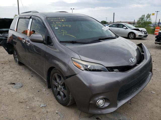 TOYOTA SIENNA SE 2016 with VIN 5TDXK3DC1GS724348 - Photo from auction