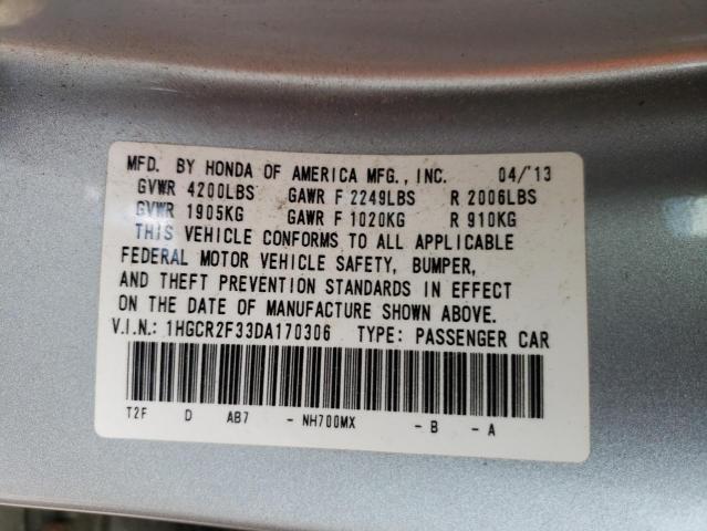 Photo 10 from auction – 2013 HONDA ACCORD LX with VIN 1HGCR2F33DA170306