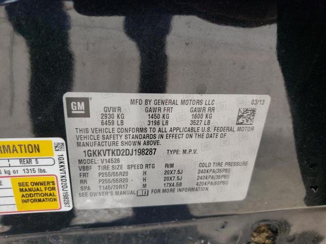 Photo 10 from auction – 2013 GMC ACADIA DEN with VIN 1GKKVTKD2DJ198287