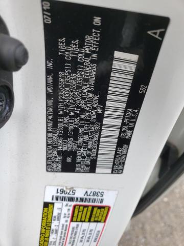 Photo 10 from auction – 2011 TOYOTA SIENNA XLE with VIN 5TDDK3DC7BS008923