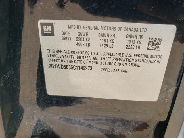 Photo 10 from auction – 2012 CHEVROLET IMPALA POL with VIN 2G1WD5E35C1149973