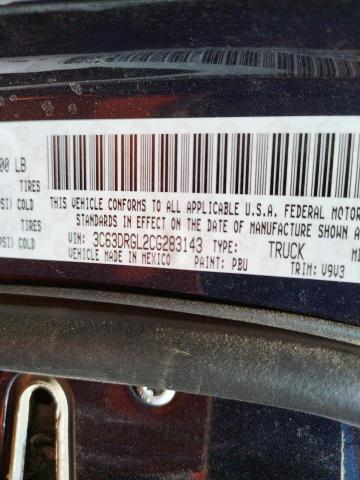 Photo 10 from auction – 2012 DODGE RAM 3500 S with VIN 3C63DRGL2CG283143