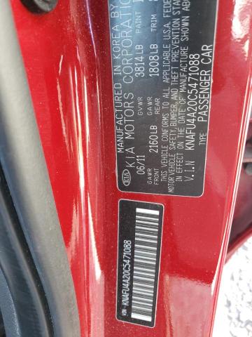 Photo 10 from auction – 2012 KIA FORTE EX with VIN KNAFU4A20C5471088