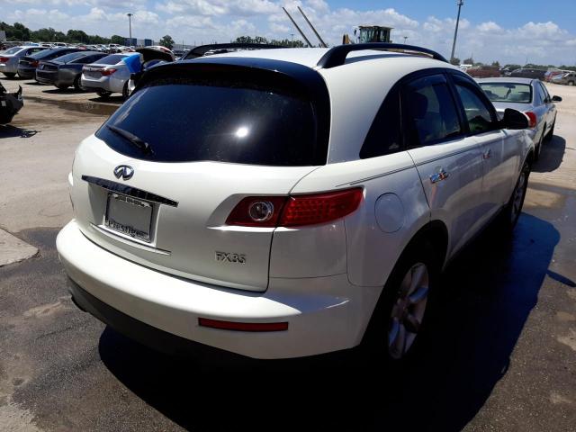Photo 4 from auction – 2005 INFINITI FX35 with VIN JNRAS08U65X103007