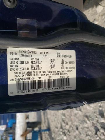 Photo 10 from auction – 2006 CHRYSLER PACIFICA with VIN 2A4GM48466R691030
