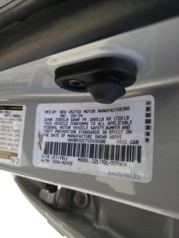 Photo 10 from auction – 2005 TOYOTA COROLLA CE with VIN 1NXBR32E75Z418186