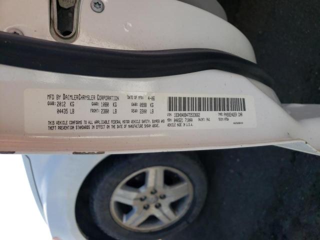 Photo 10 from auction – 2007 DODGE CALIBER SX with VIN 1B3HB48B47D533662