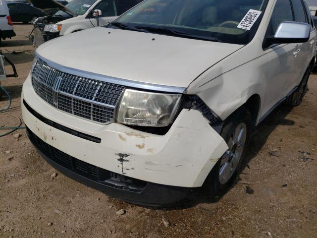 Photo 9 from auction – 2007 LINCOLN MKX with VIN 2LMDU68C17BJ35598